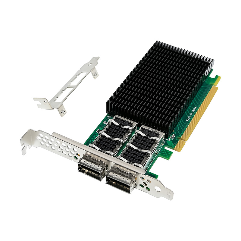 100Gbe Qsfp28 Network Card - Scheda controller PCIe4.0 X16 con chip